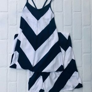 GAP chevron maxi dress
